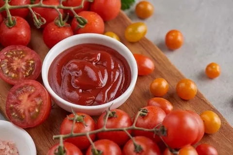 تصویر 3 از رب گوجه قوطی بزرگ تازه و مرغوب برای وعده‌ های گروهی